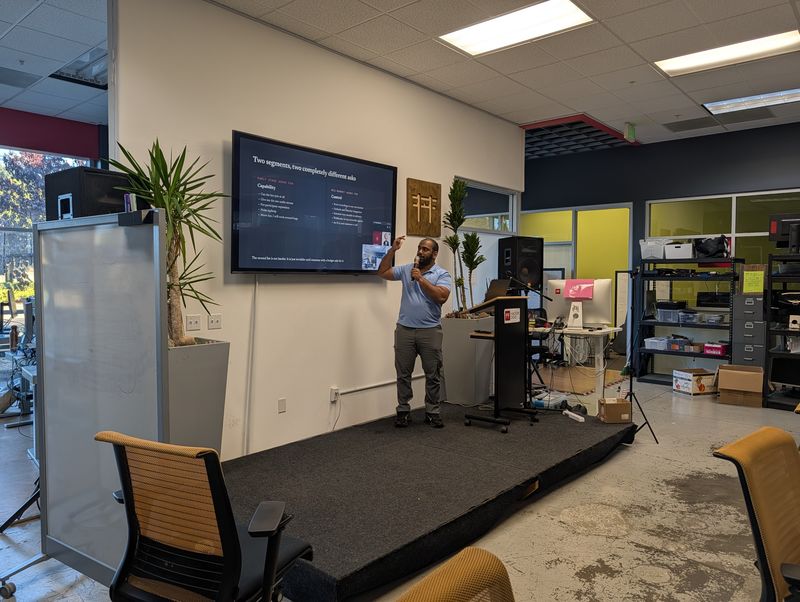 Sidhdharth Sivasubramanian discussing the different asks of early-stage and mid-market customers